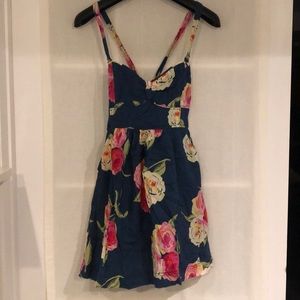 Floral Sweetheart Dress with Pockets